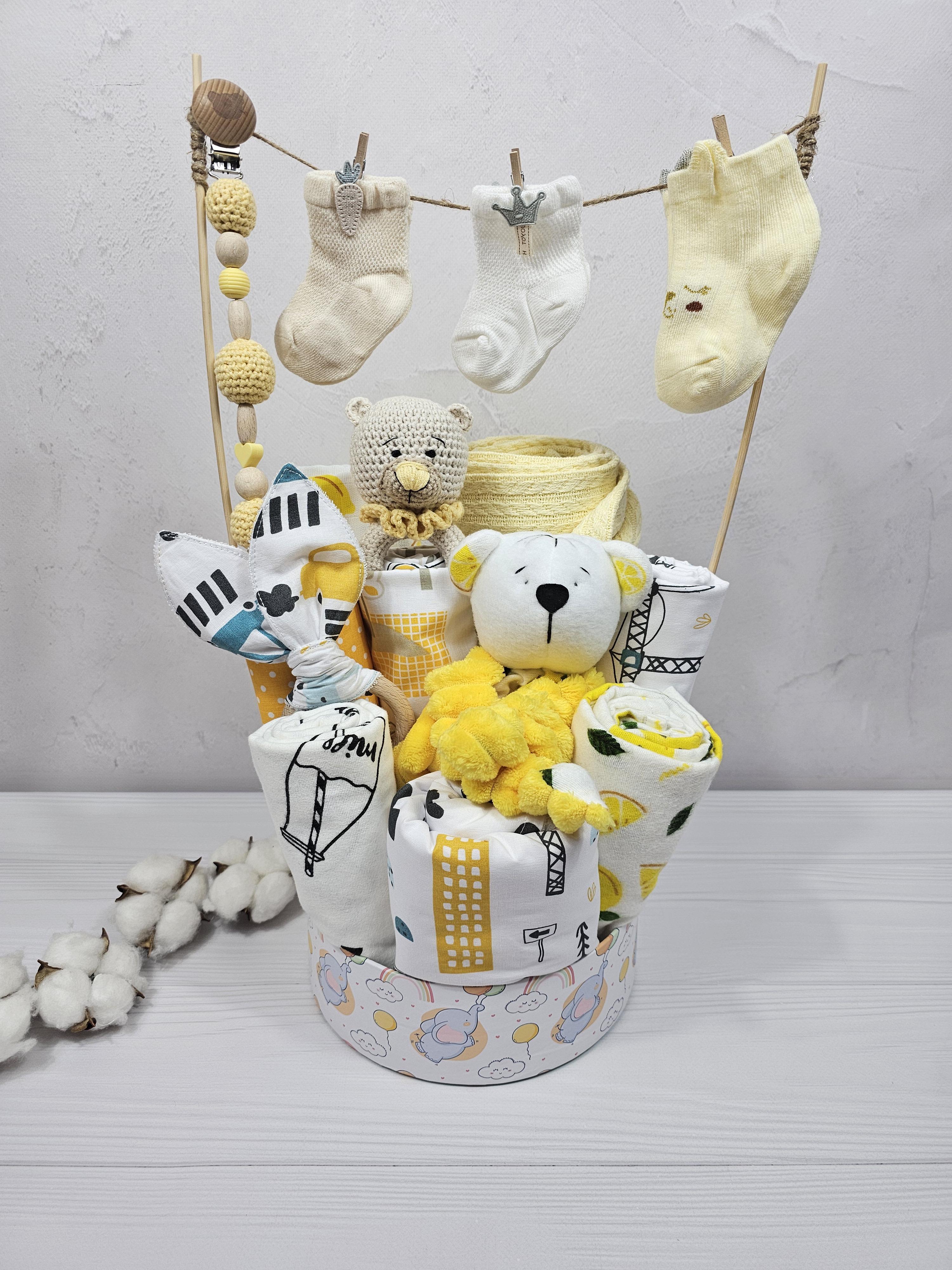 Подарочный набор пеленок для новорожденных a.l.babybox Машины в городе Синий (20870157)