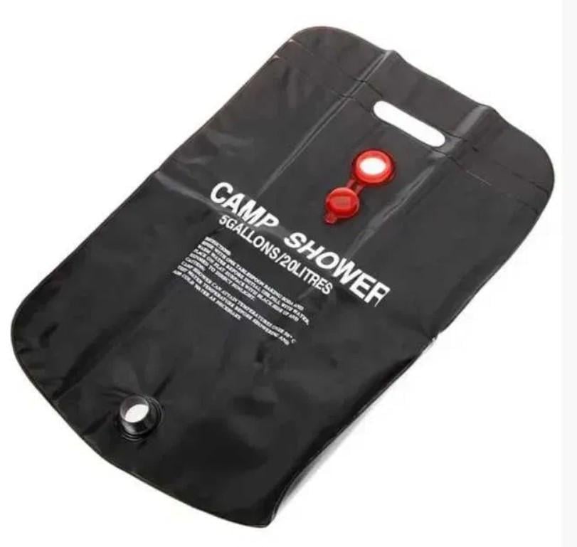 Туристичний душ Camp Shower портативний переносний 20 л Чорний (2104618606)