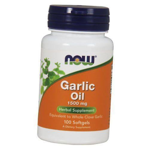 Масло чеснока Garlic Oil 1500 100 гел. капс. (71128035)