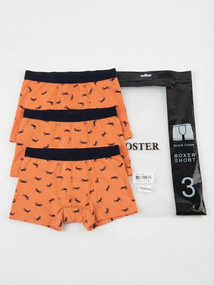 Трусы мужские Wooster 196064*26 3 шт. W-085/W-085/W-085 L Оранжевый (196064-L) Трусы мужские Wooster 196064*26 3 шт. W-085/W-085/W-085 L Оранжевый (196064-L)