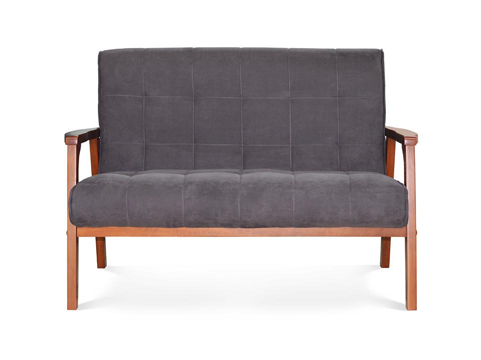 Диван Сеул нерозкладний двомісний Коричневий - фото 3