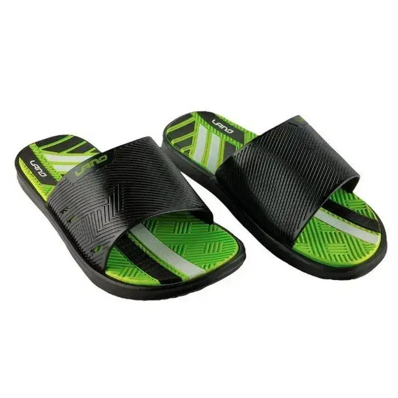 Шльопанці для хлопчика Lano 18-18,5 см р. 30 Чорно-зелений  (6143-м6-30)