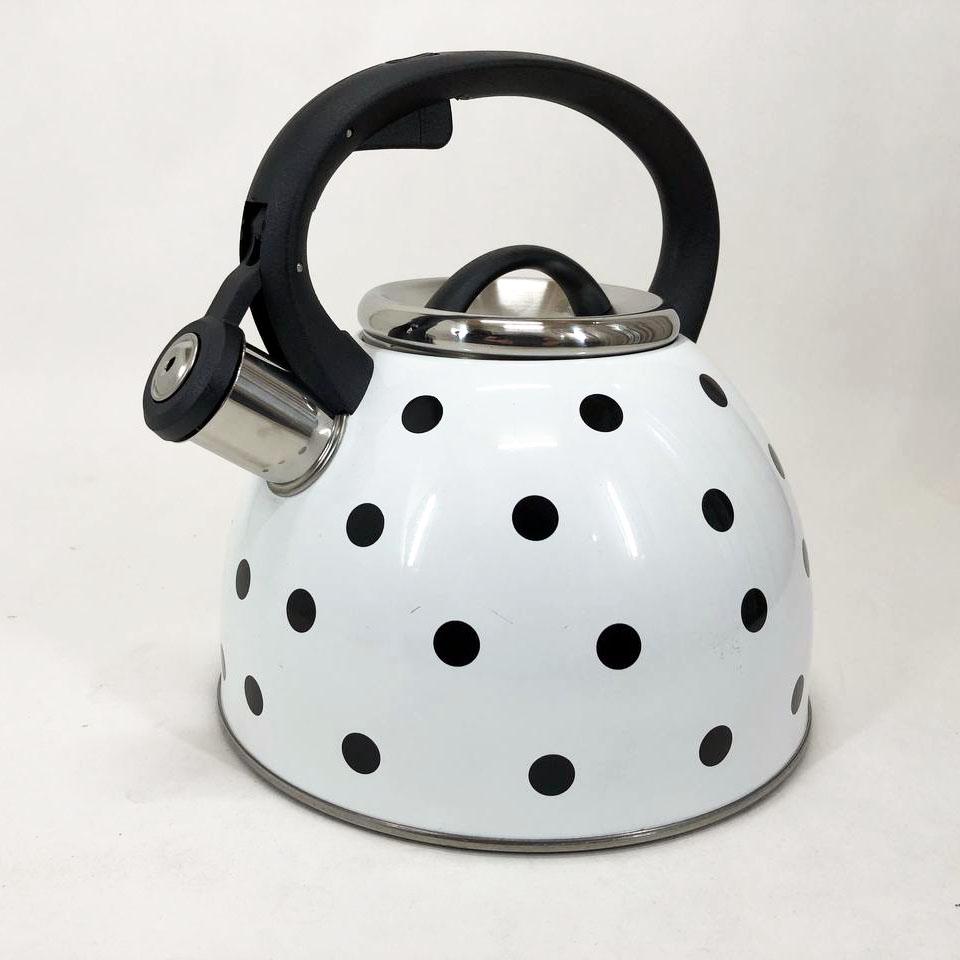 Чайник Unique UN-5301 с свистком 2,5 л Белый - фото 5