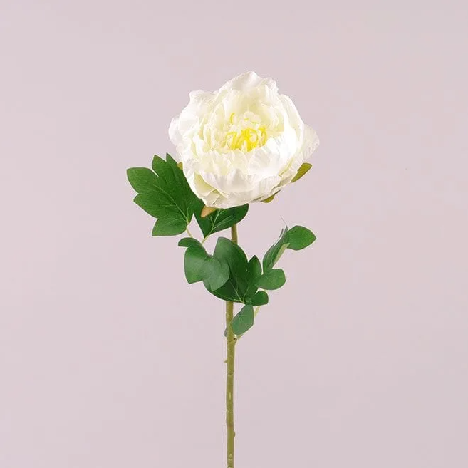 Цветок Пион Flora Белый (72989)
