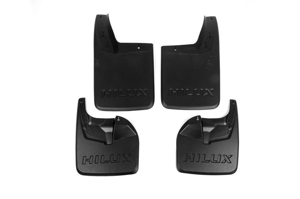Брызговики EuroCap EuroCap для Toyota Hilux 2006-2015 гг. резинопластик Черный