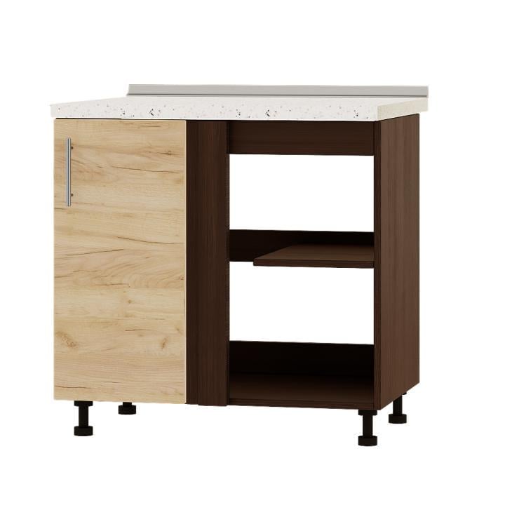 Модуль кухонный угловой Эверест Оптима Н89-845 85х47х82 см Дуб крафт/Золотой (DTM-3937)