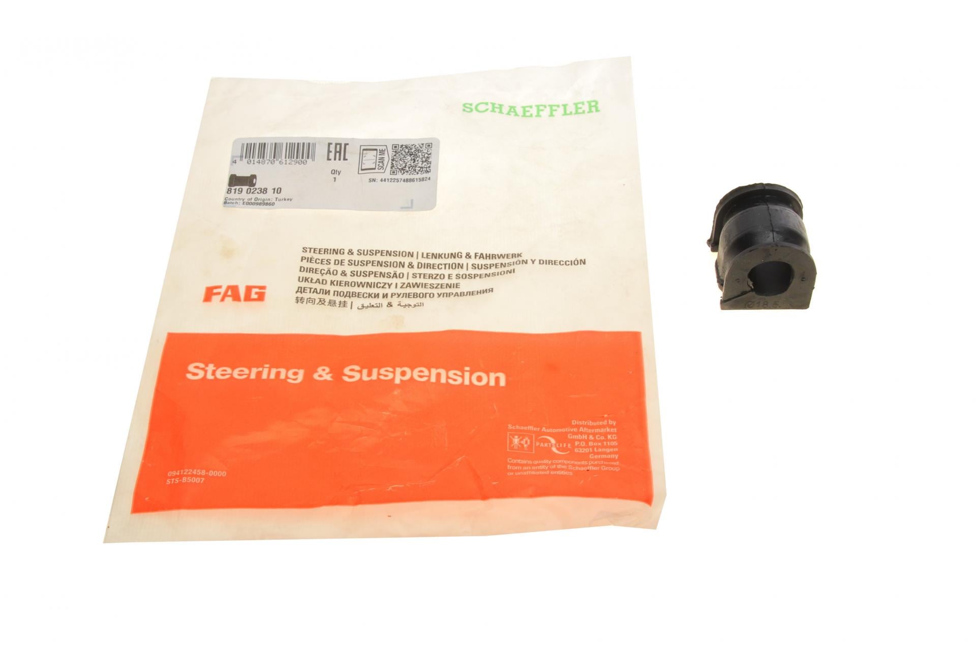 Втулка стабилизатора переднего FAG Renault Duster 10- (819 0238 10)