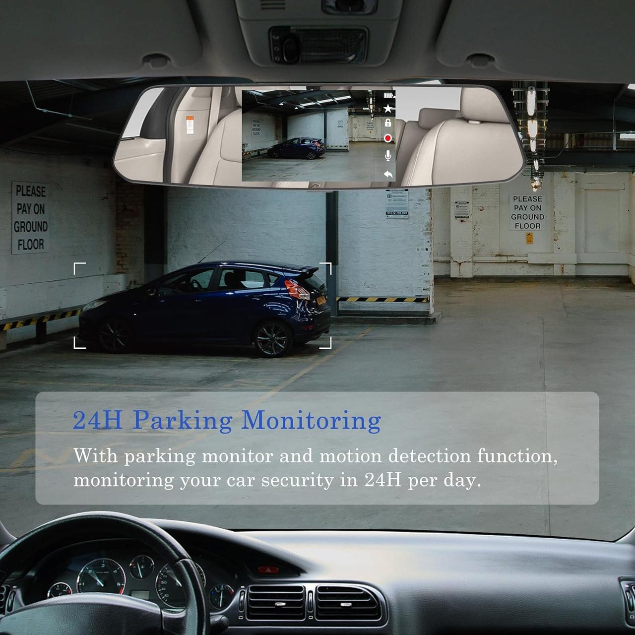 Дзеркало відеореєстратора CHORTAU із сенсорним екраном 4,8" - фото 2 Дзеркало відеореєстратора CHORTAU із сенсорним екраном 4,8" - фото 2