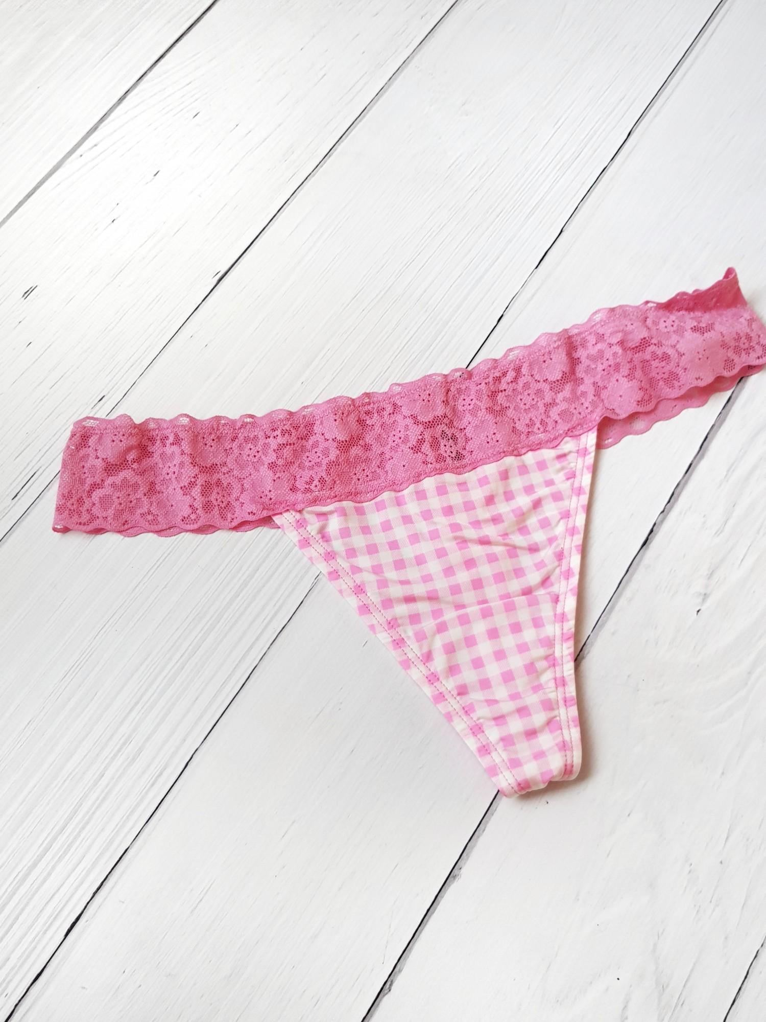 Трусики стринги New Look с кружевом M Розовый (10110/44)