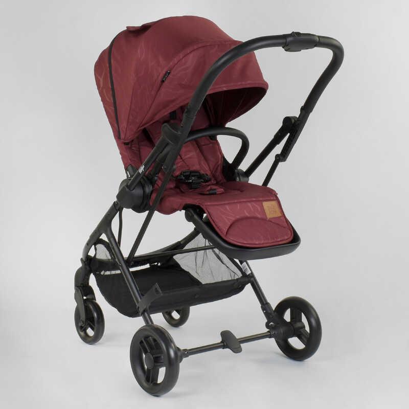 Коляска дитяча прогулянкова Joy Liliya футкавер Burgundy (88152) - фото 6 Коляска дитяча прогулянкова Joy Liliya футкавер Burgundy (88152) - фото 6