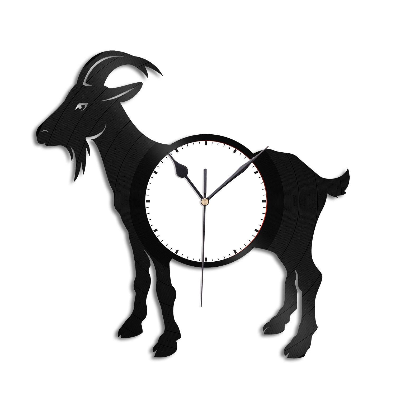 Часы настенные Козел 1771 из виниловой пластинки