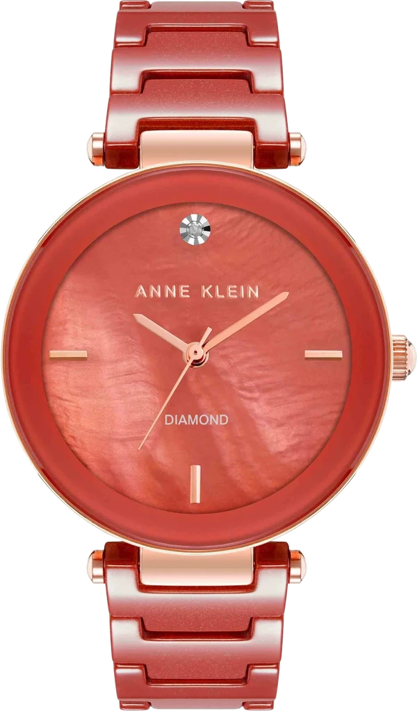 Наручные часы женские Anne Klein AK/1018RGRD с красным циферблатом
