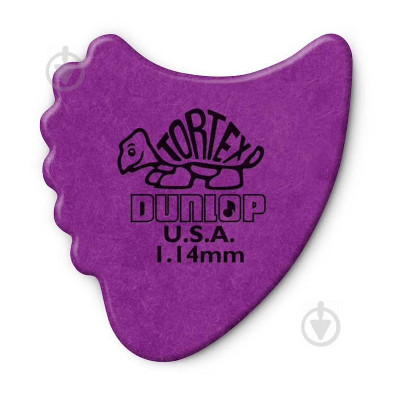 Медиатор Dunlop 4141-1.14  Tortex Fin Pick 1.14 mm (1 шт.)