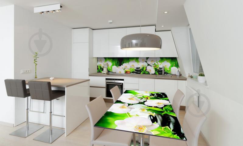 Наклейка виниловая на стол Zatarga «Белые орхидеи» 650х1200 мм Z180620/1st