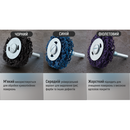 Круг зачистной Alloid Коралл с держателем для дрели 100 мм Синий (00000061443) - фото 8 Круг зачистной Alloid Коралл с держателем для дрели 100 мм Синий (00000061443) - фото 8