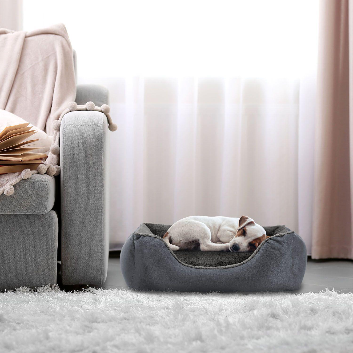Лежак для собаки Eila S 50х37х15 см Серый (9826782) - фото 3