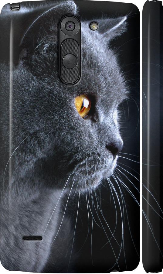 Чехол на LG G3 Stylus D690 Красивый кот (3038c-89-42517)