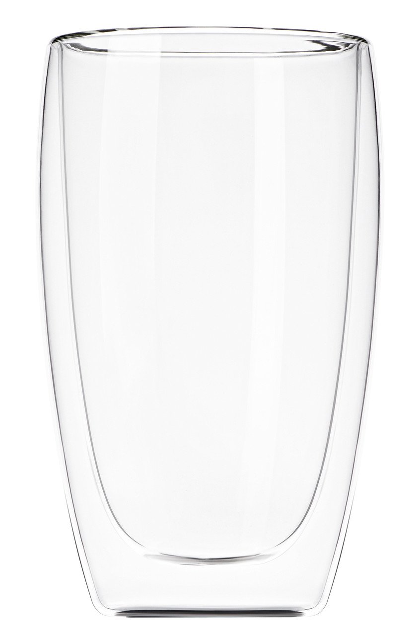 Набор чашек Ardesto 400 мл 2 шт. с двойными стенками для латте Стекло (AR2640G)