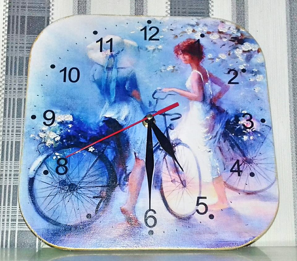 Часы настенные интерьерные Okl Gifts 25х25 см 271