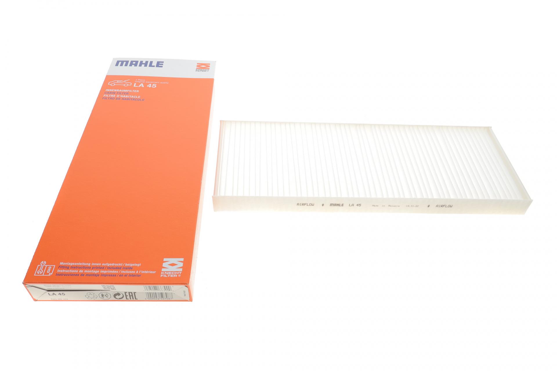 Фильтр салона KNECHT для VW Passat 2,5TDI (LA 45)
