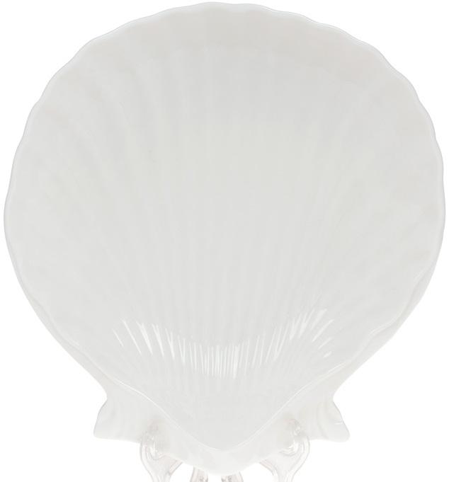 Набор блюд White City Ракушка фарфор 2 шт. 25 см