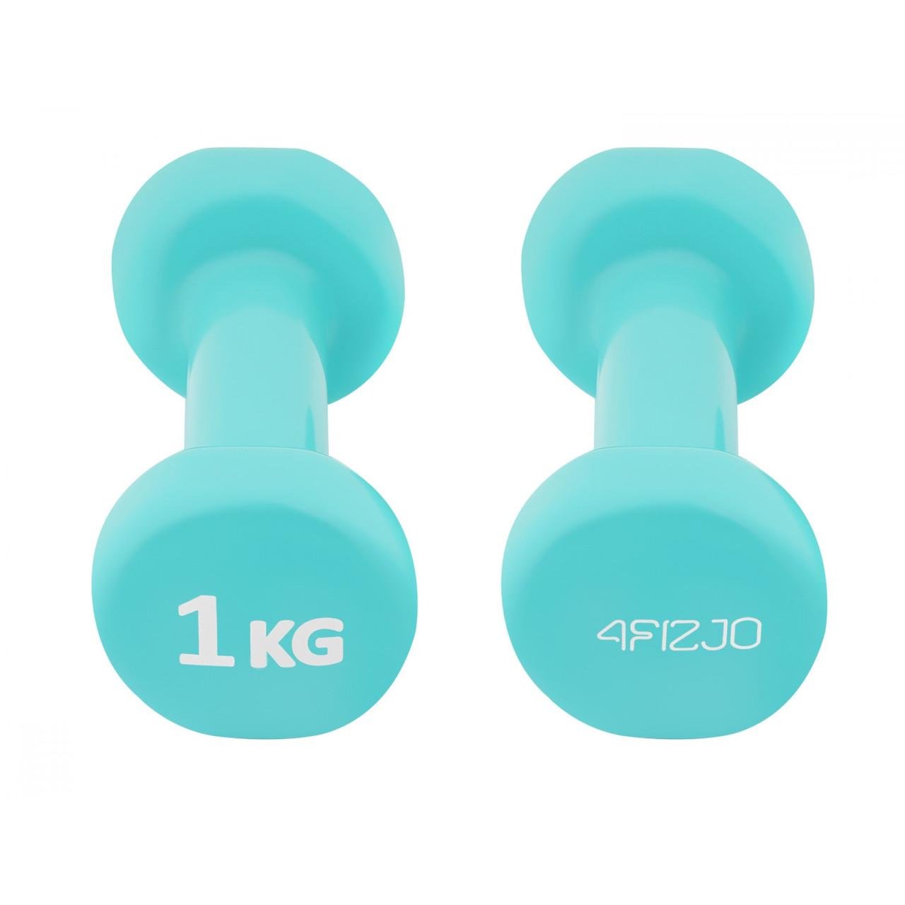 Гантели виниловые 4FIZJO 4FJ0197 2x1 кг - фото 4