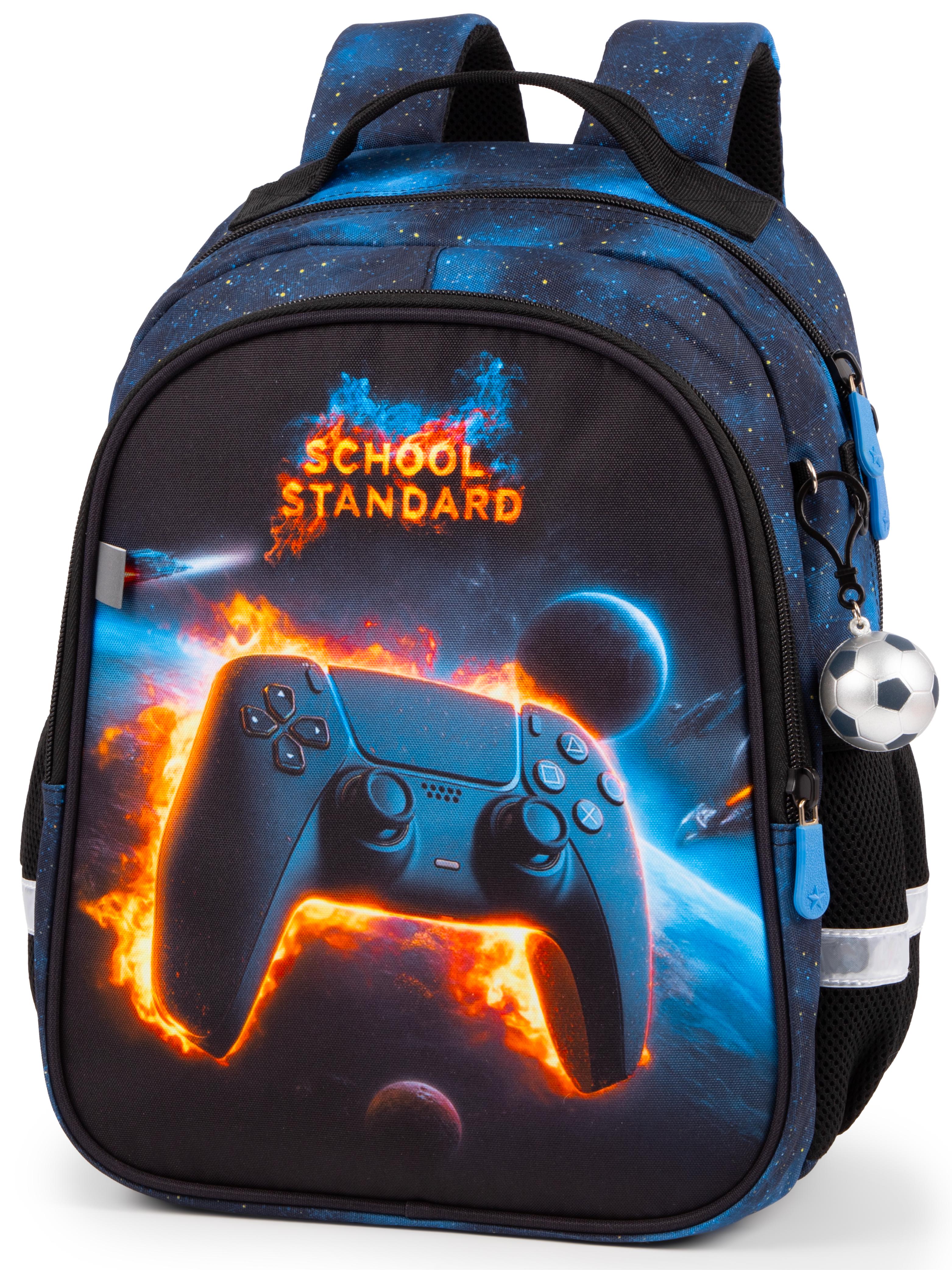 Ортопедический рюкзак в школу для мальчика School Standard с Джойстиком 38х28х16 см для 1 класса (160-25)