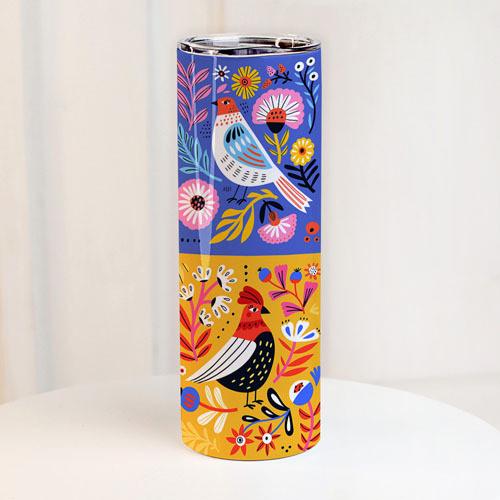 Термос Presentville с принтом Птички 650 мл (TER_24A007)
