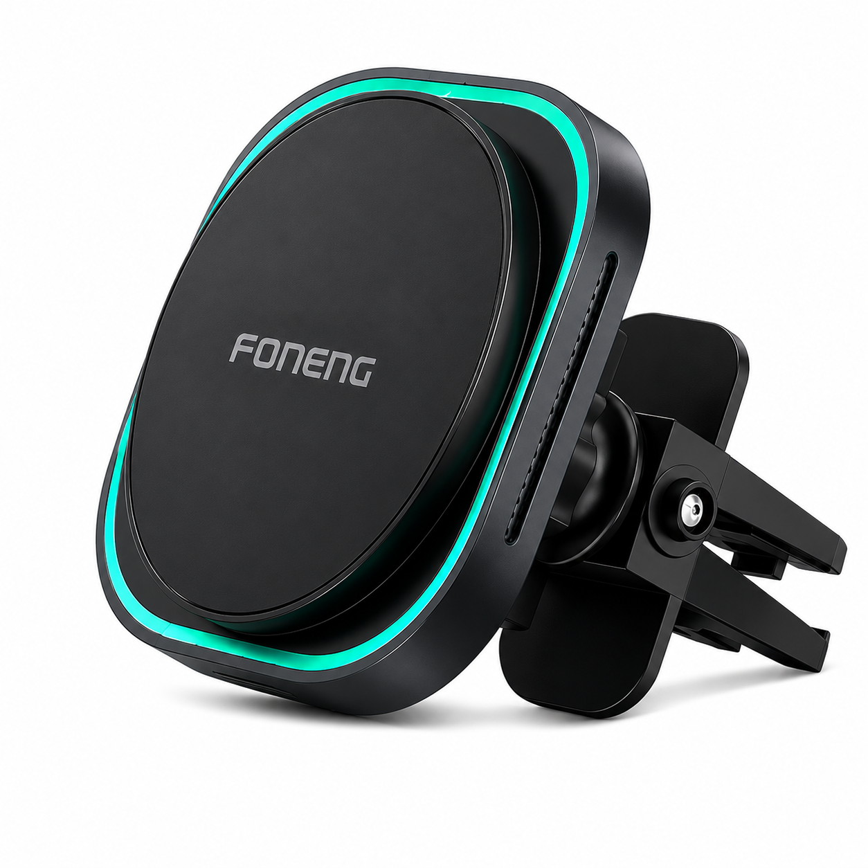 Держатель для телефона автомобильный Foneng CP128 Magnetic Wireless Charging Car Phone Holder with Light 15W (58473126)
