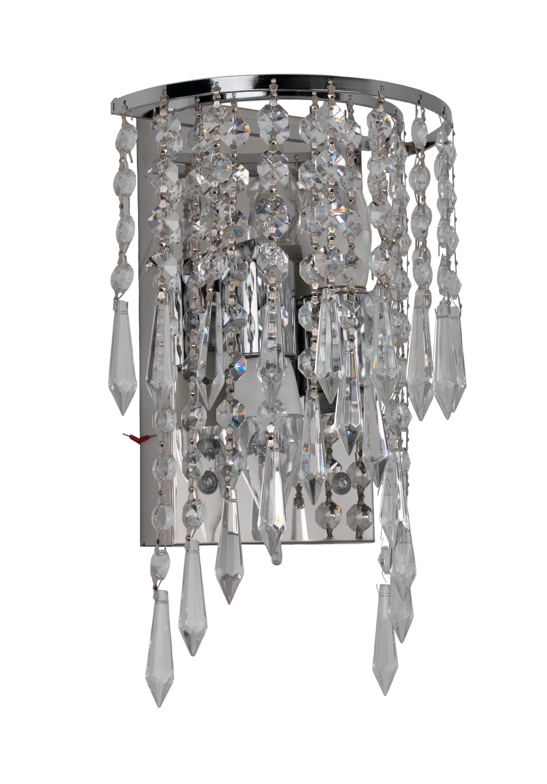 Бра настенное Sirius B E1383/2W хрустальное