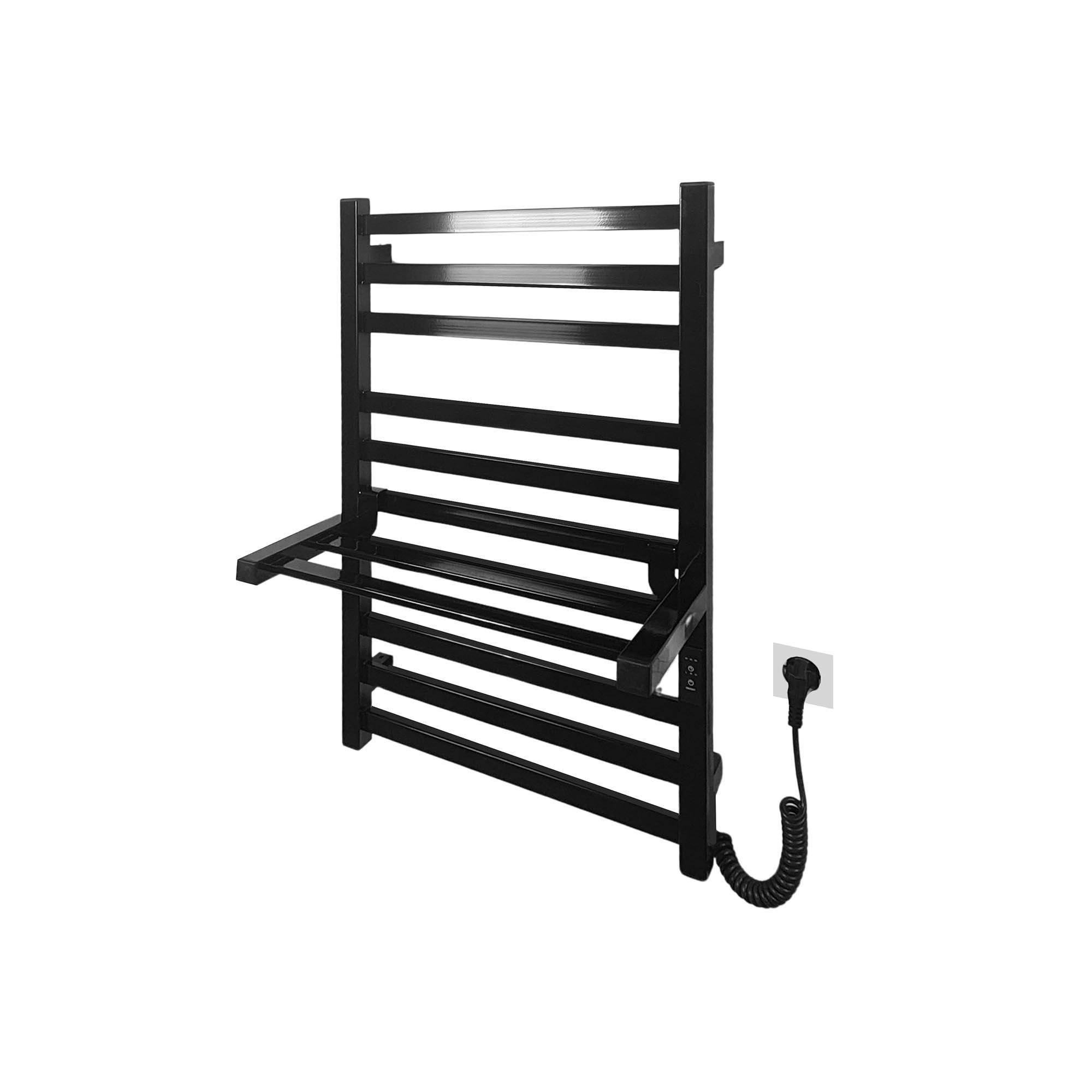 Полочка для полотенцесушителя Carino RICARDO Черный глянец (28766338) - фото 2 Полочка для полотенцесушителя Carino RICARDO Черный глянец (28766338) - фото 2