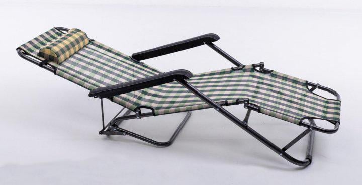 Крісло-шезлонг садове MH-3913 розкладне для відпочинку та туризму з підголовником
