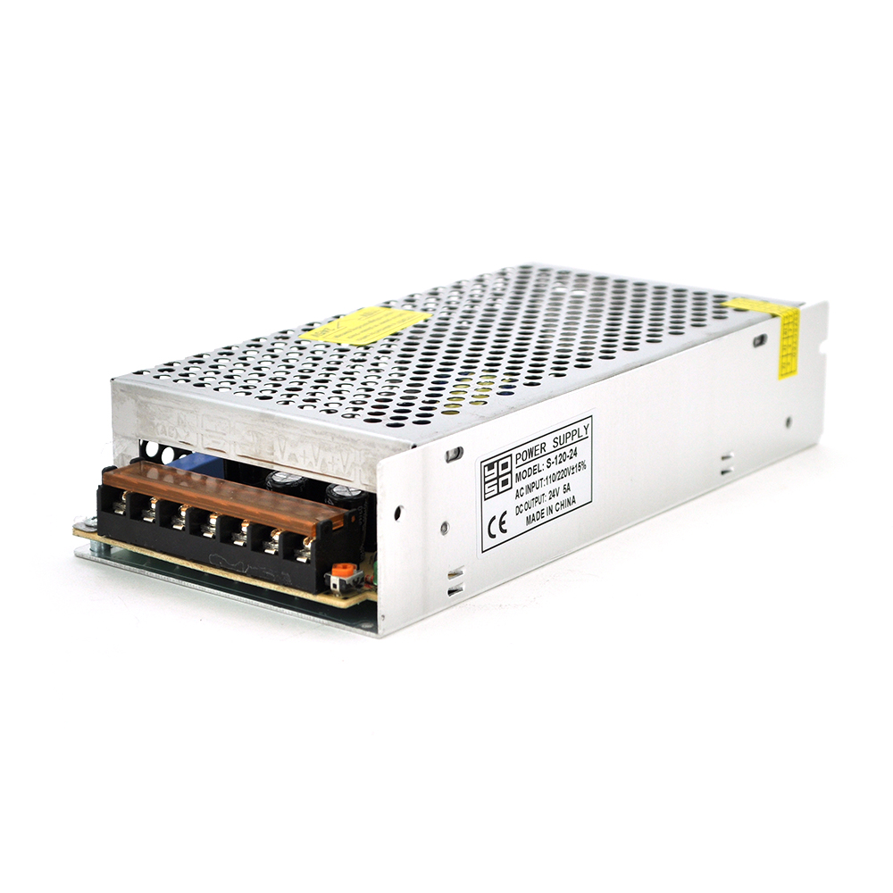 Блок питания импульсный Yoso S-120-24 перфорированный для освещения и автоматики 24 В 5 А (1898)