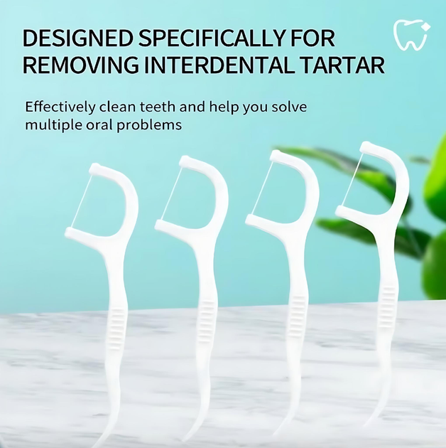 Флос-зубочистки Dental Floss Picks 50 шт. (00027) - фото 2 Флос-зубочистки Dental Floss Picks 50 шт. (00027) - фото 2