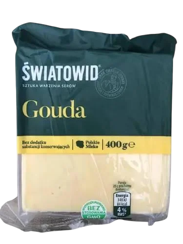 Сыр твердый Swiatowid Gouda 400 г (17185)