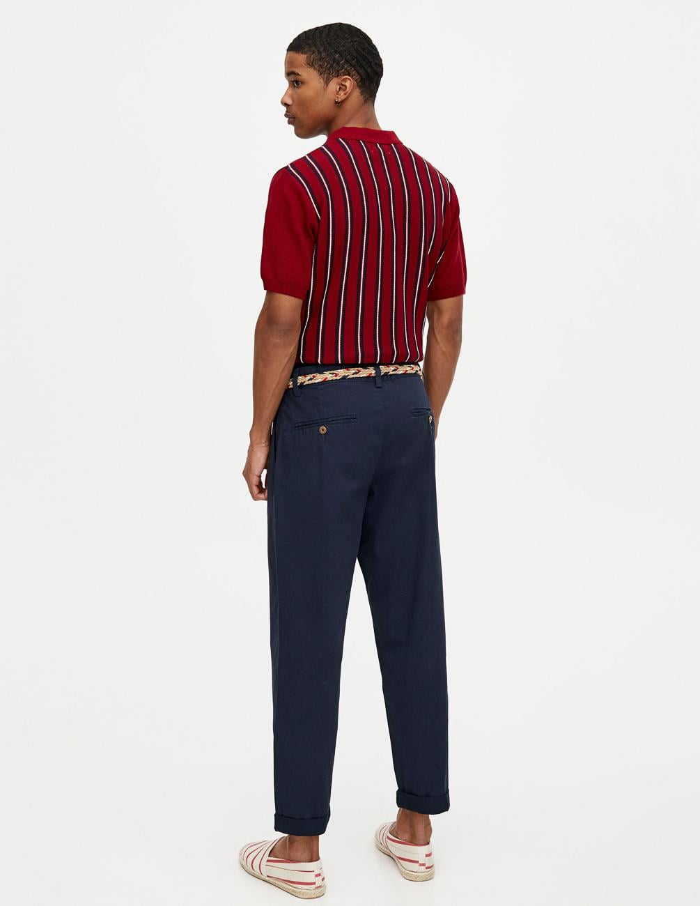 Брюки Pull&Bear W34 Темно-синий (5679534b26) - фото 3