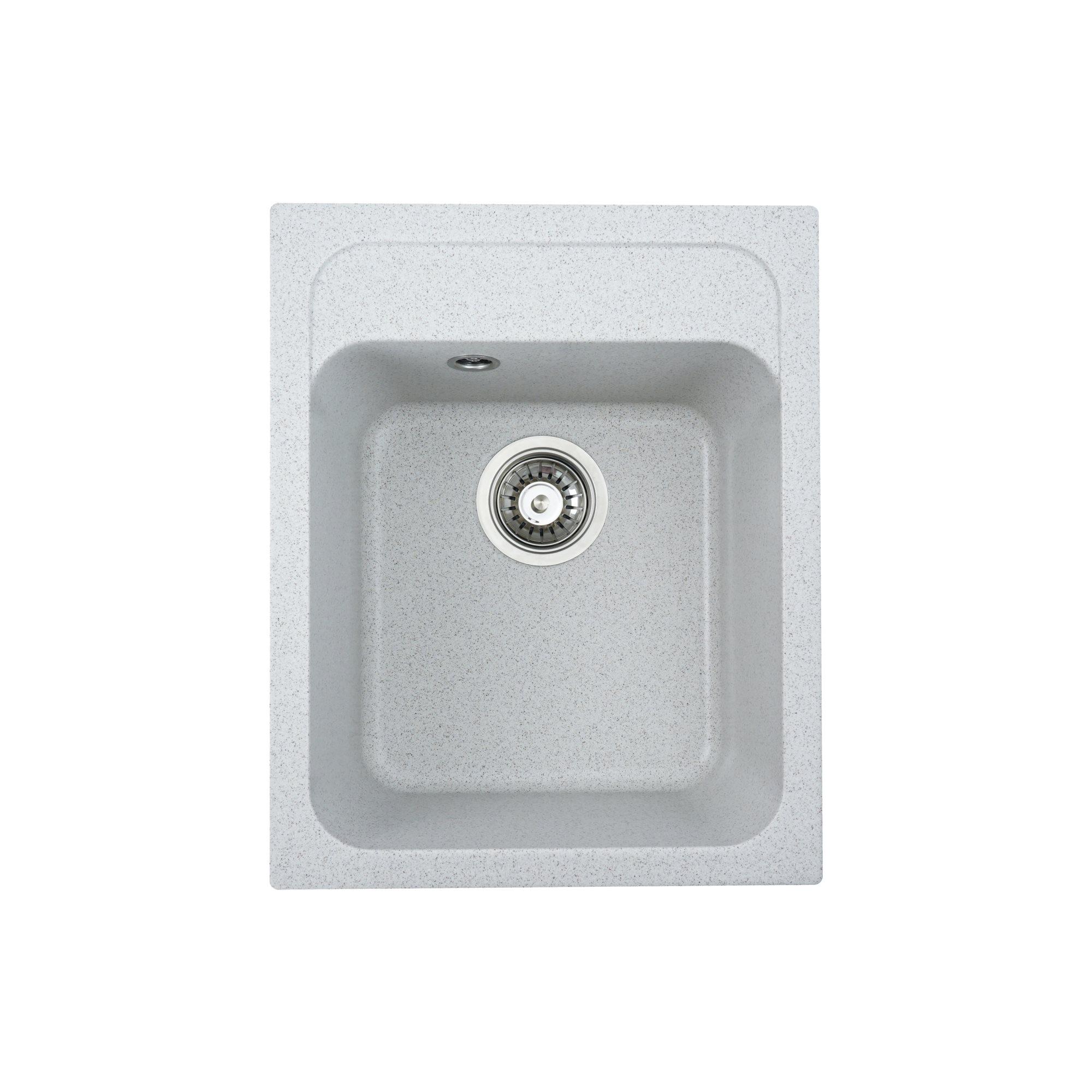 Мийка для кухні гранітна Platinum 4050 RUBY глянцева Топаз