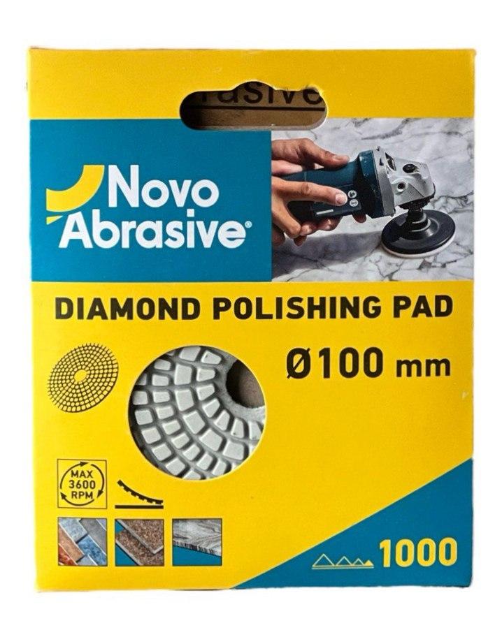Круг алмазный шлифовальный NovoAbrasive гибкий черепашка 100 мм (P1000)