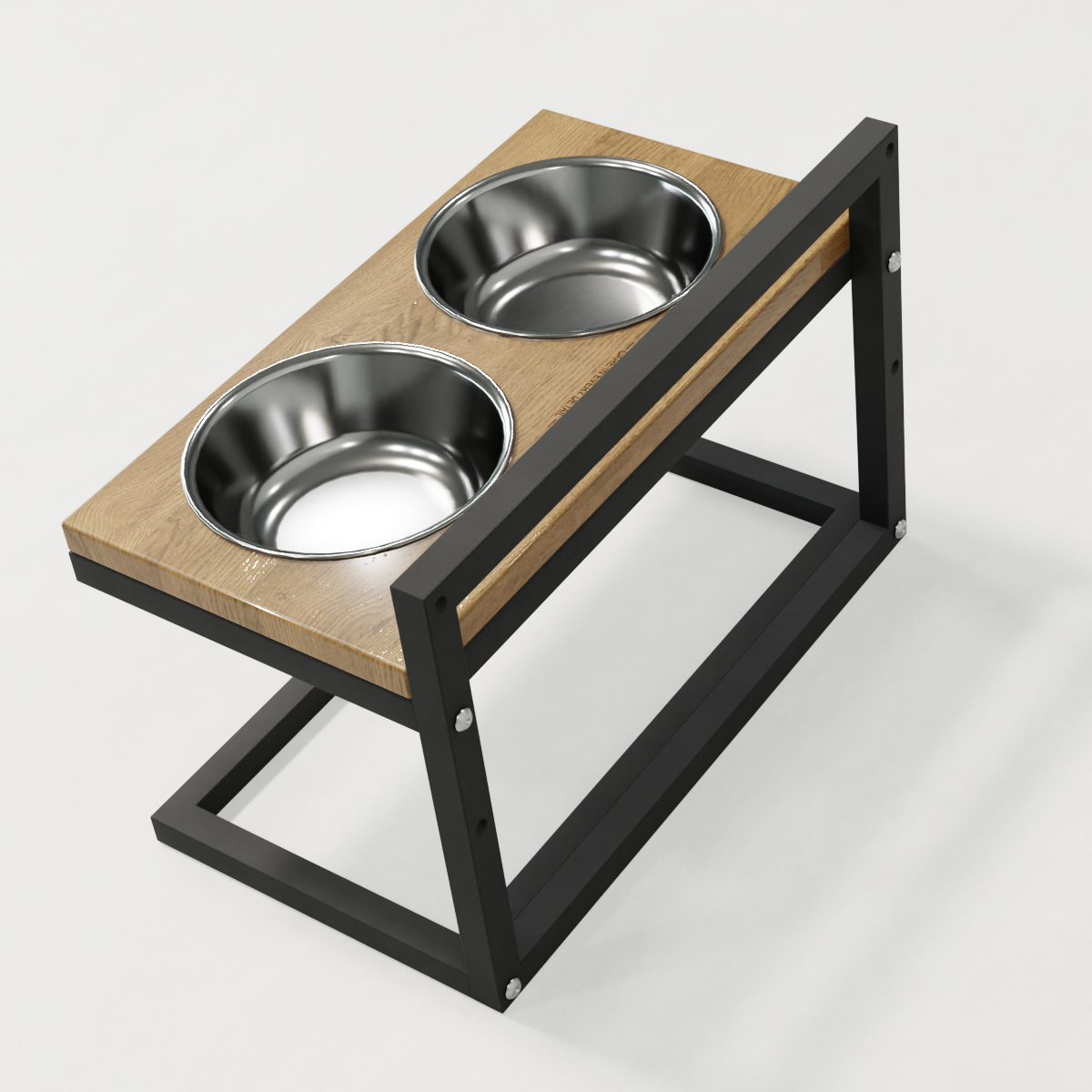 Миски на регулируемой подставке для средних собак Hollky Flex M 2х0,85 л (FM-422530-GRNT) - фото 8