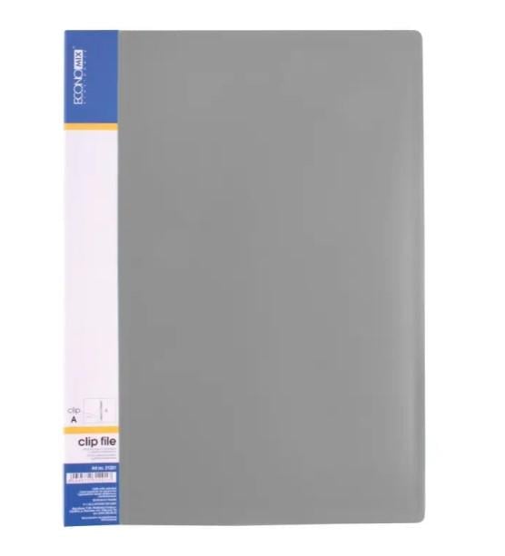 Папка-скоросшиватель Economix A4 17 мм полипропилен Серый (E31208-10)