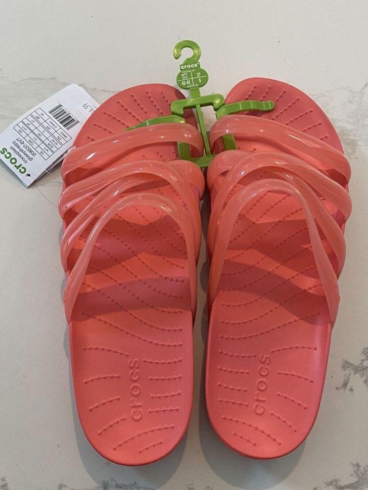 Шльопанці жіночі утеплені Crocs Splash Glossy Strappy Sandal Neon Watermelon р. 40-41 Помаранчевий (14844) - фото 11 Шльопанці жіночі утеплені Crocs Splash Glossy Strappy Sandal Neon Watermelon р. 40-41 Помаранчевий (14844) - фото 11