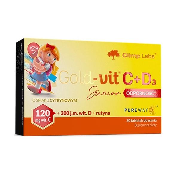 Витамины для детей Olimp Nutrition Gold-Vit C+D3 Junior 30 Tabs Витамины для детей Olimp Nutrition Gold-Vit C+D3 Junior 30 Tabs