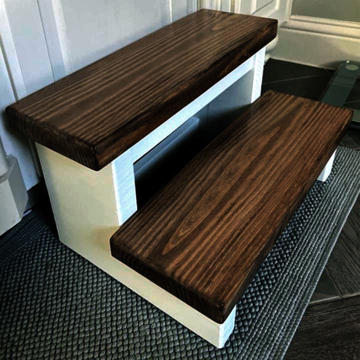 Скамейка-ступенька из дерева Редривер Зефир/Капучино (ССТ-00212009)