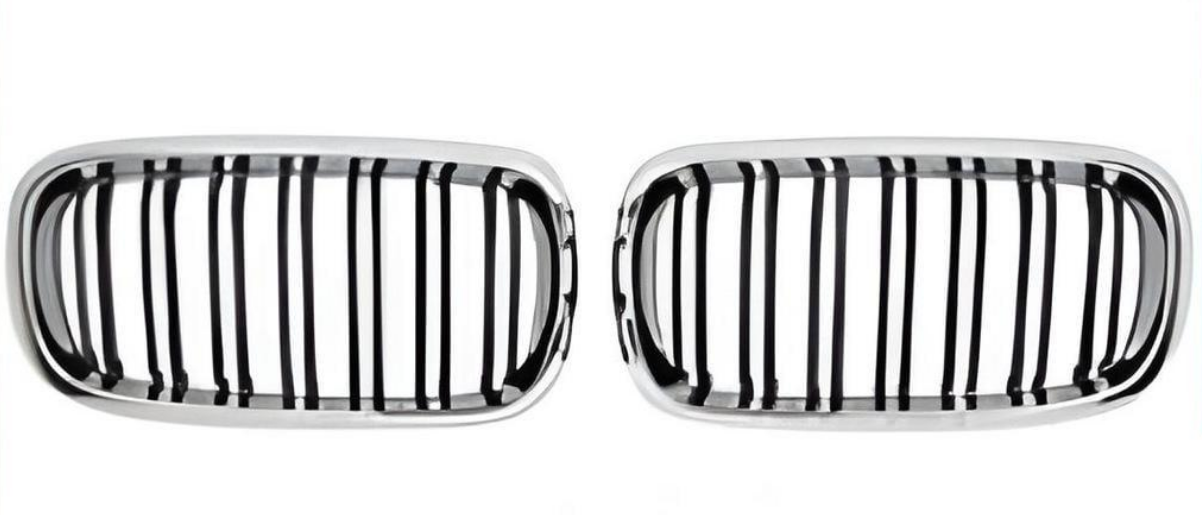 Решетка радиатора GBT для BMW X6 M-Look F-16 2014-2019 гг. пластик Черный (27668877)