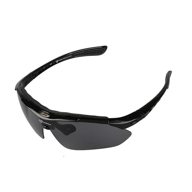 Очки спортивные RockBros Polarized UV400 Черный - фото 4