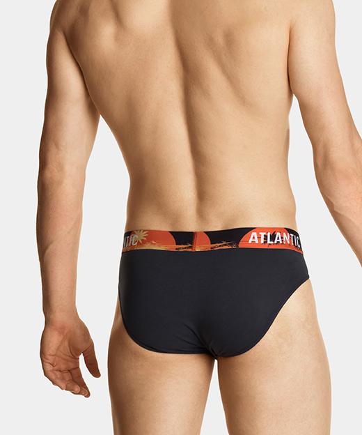 Трусы мужские спортивные Atlantic 3MP-144 хлопок XL 3 шт. Черный/Графитовый/Черный (3MP-144XLCZA/GRF/CZA) - фото 3 Трусы мужские спортивные Atlantic 3MP-144 хлопок XL 3 шт. Черный/Графитовый/Черный (3MP-144XLCZA/GRF/CZA) - фото 3