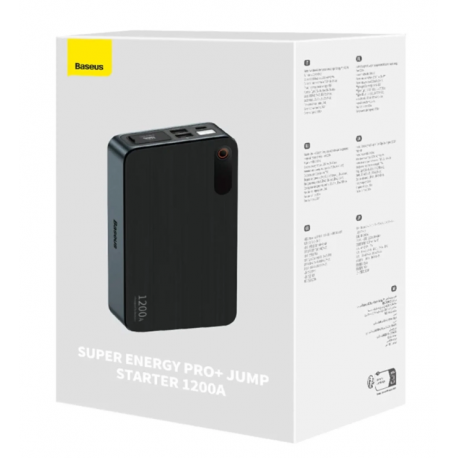 Пусковий пристрій BASEUS Super Energy Pro+ 1200A Car Jump Starter Black (C00245700111-00) - фото 5