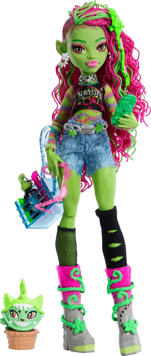 Лялька Monster High Venus McFlytrap Doll Faboolous Friends Mattel - фото 4