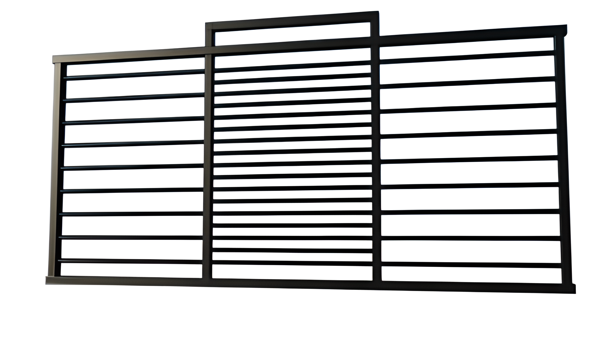 Забор секционный металлический 2000х1200 мм порошковая покраска