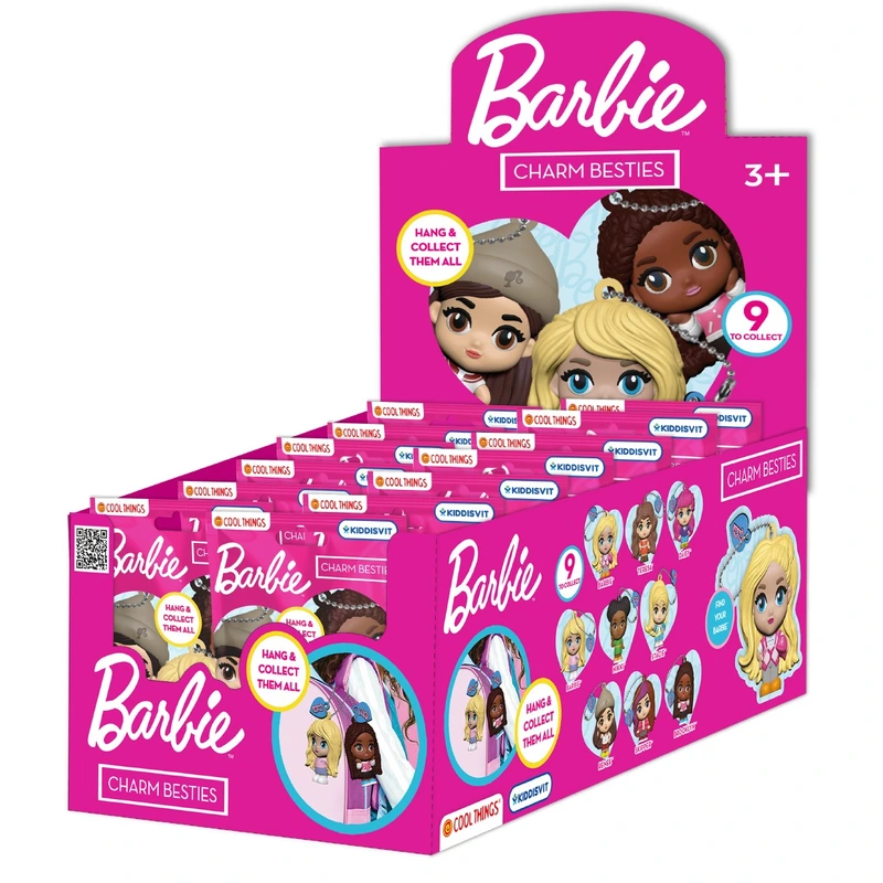Дисплей фігурок-сюрпризів на ланцюжку COOL THINGS серії Barbie НАЙКРАЩІ ПОДРУЖКИ 24 шт.